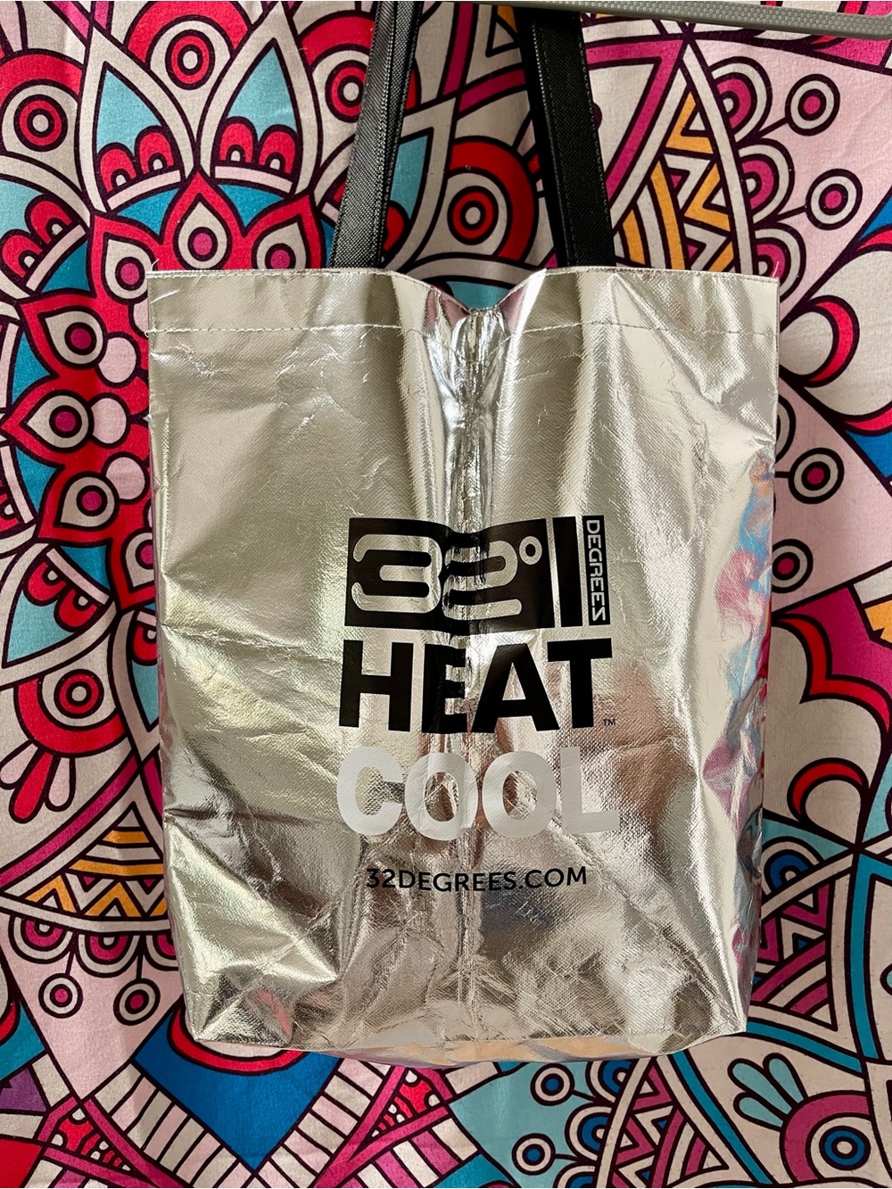 32 Degrees Cool Built In Bra Dress & Tank Tops Set with Metallic Tote Bag 4PC